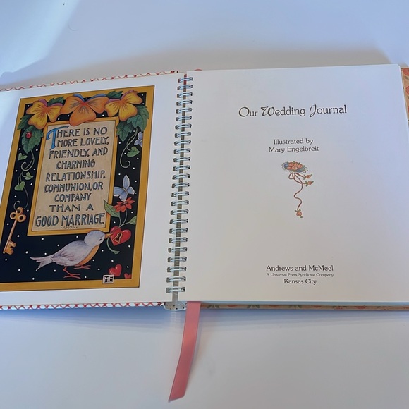 “Our Wedding Journal” by Mary Engelbreit - Picture 3 of 7